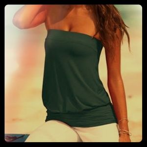 Victoria's Secret Black Strapless Bra Top